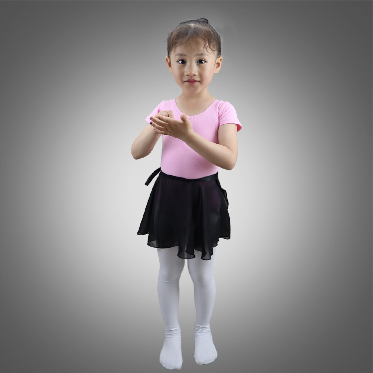 Child chiffon wrap dance skirts