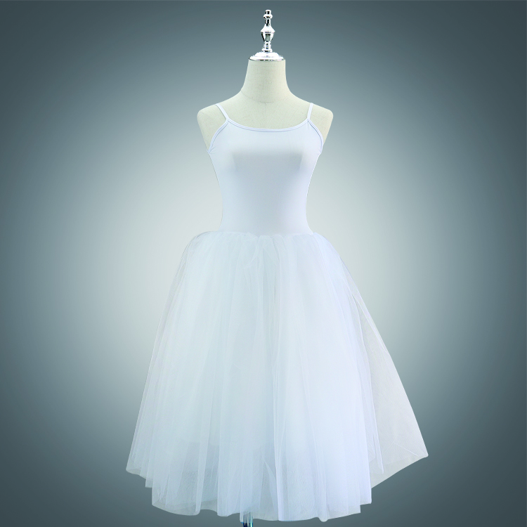 long romantic ballet tutu dress