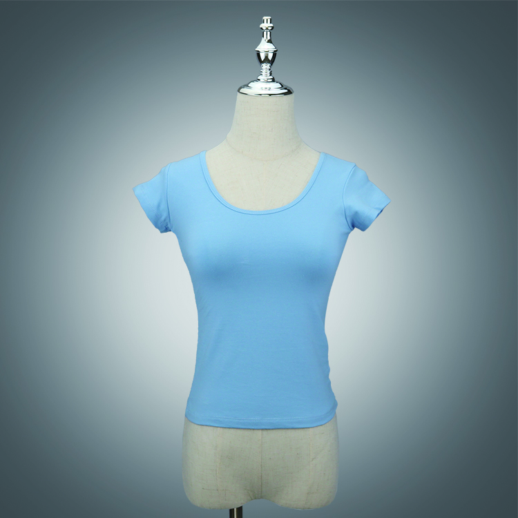 Short Sleeves Dance T-shirt cotton lycra