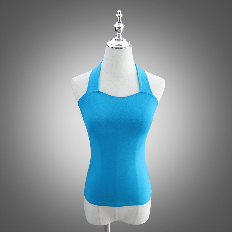 Halter neckline dance tops dance wear