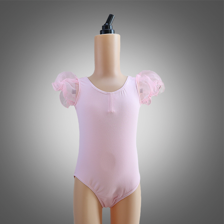 kids ruffle sleeve leotard wholesale ballet dance leotards