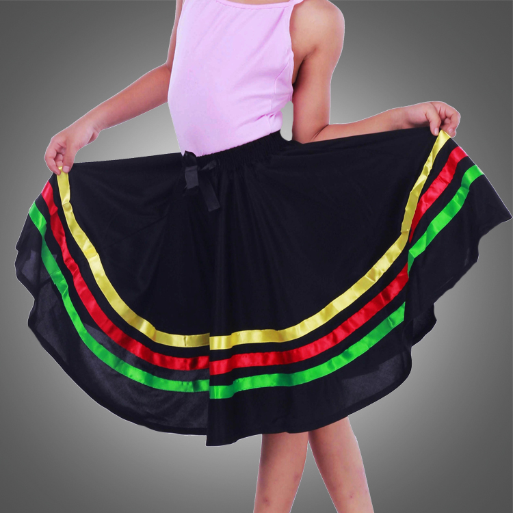 kids character skirt wholesale long character dance