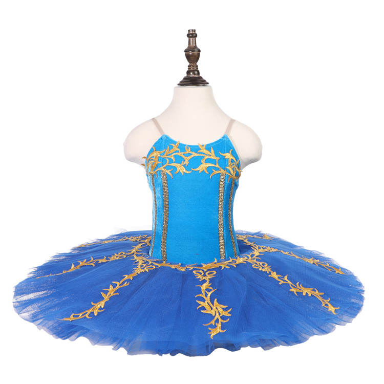 Soft Blue Romantic Dance wear tutu Skirt Girls blue