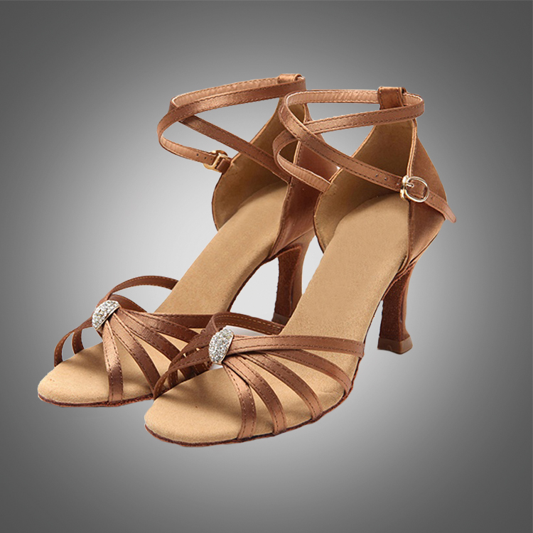 Woman nude salsa dance shoes/ballroom latin dance shoes