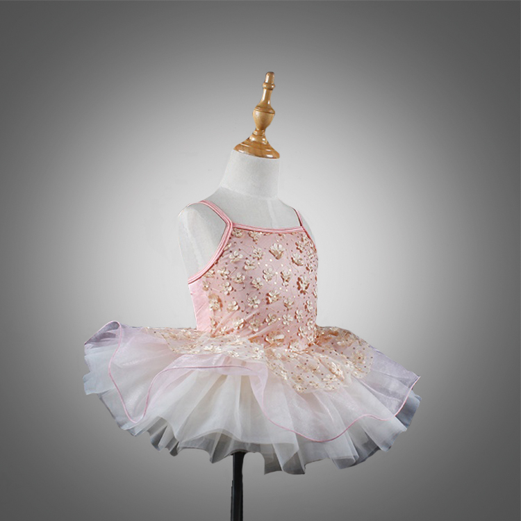 cheap ballet tutu sherbet sequin mesh dancing performance gi